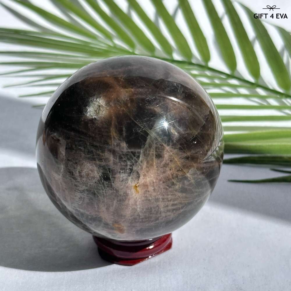 Black Moonstone Sphere 77MM