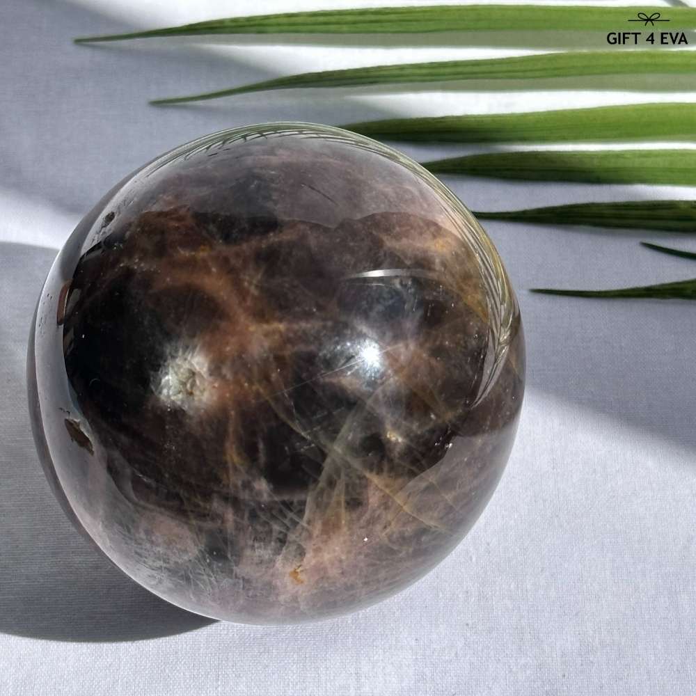 Black Moonstone Sphere 77MM