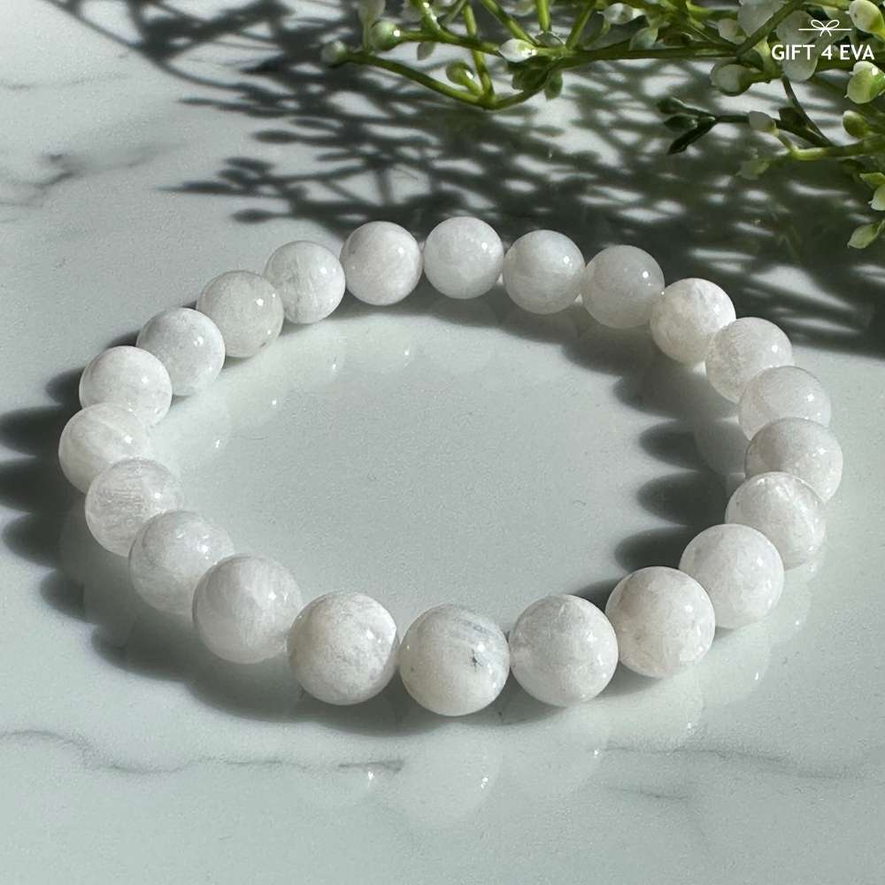 White Moonstone Bracelet