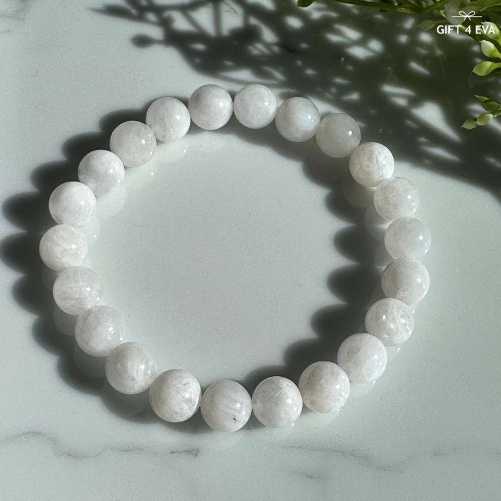 White Moonstone Bracelet