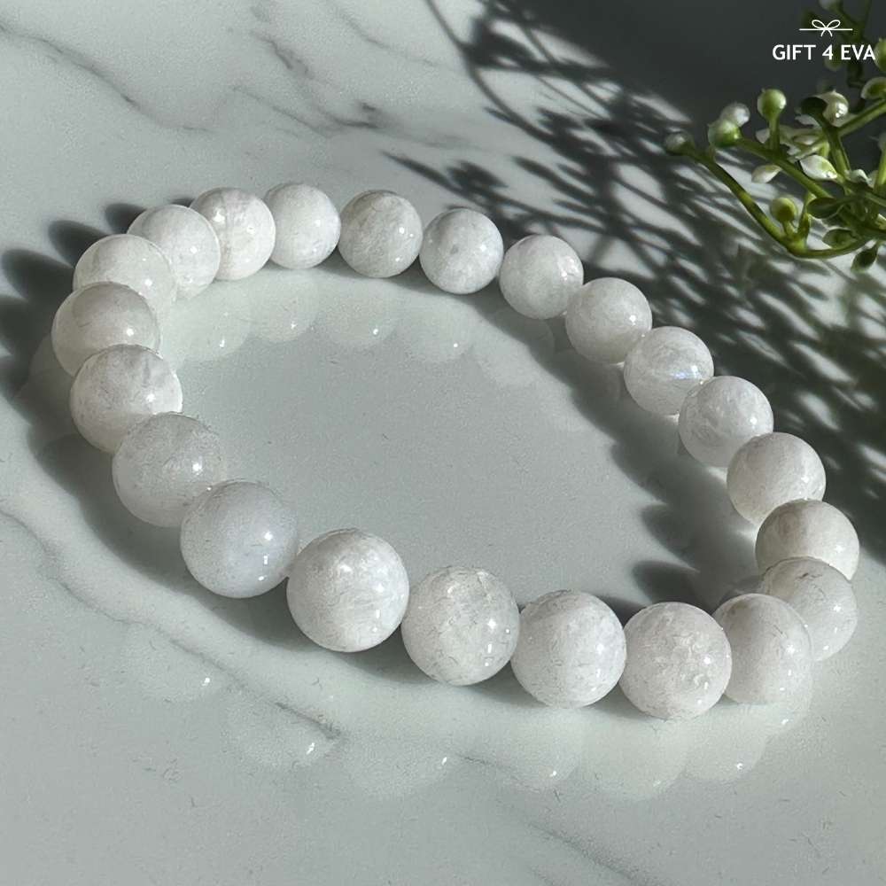 White Moonstone Bracelet