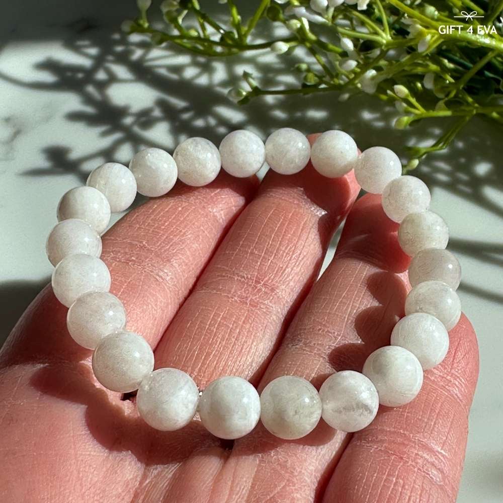 White Moonstone Bracelet