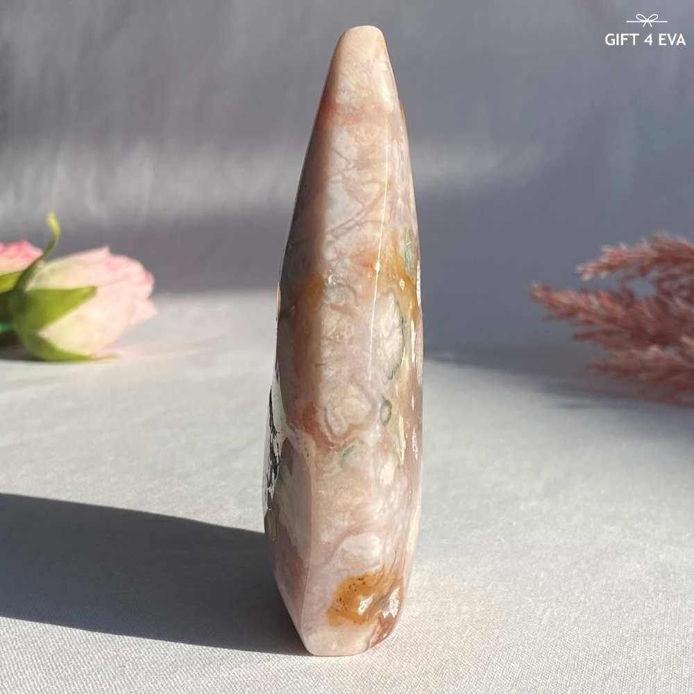 Flower Agate Free Form