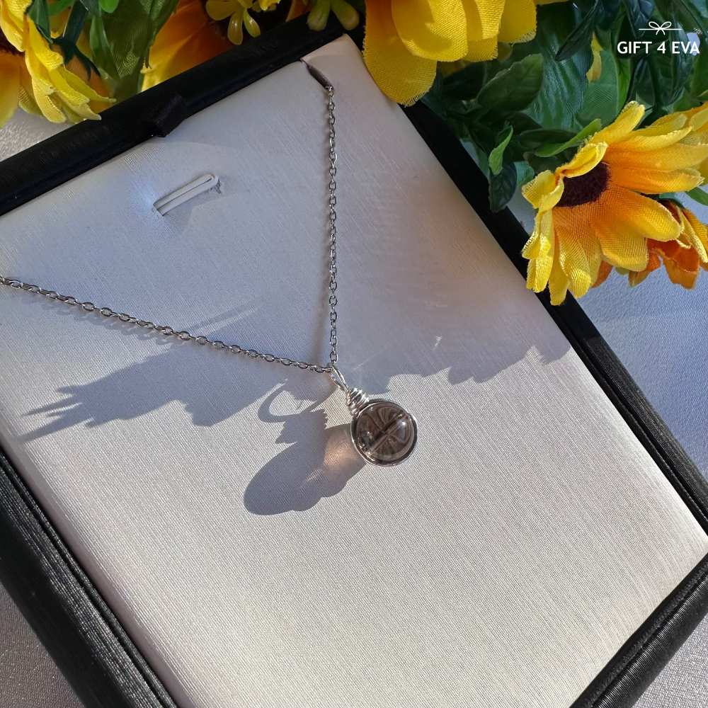 Grace Smoky Quartz Pendant Necklace