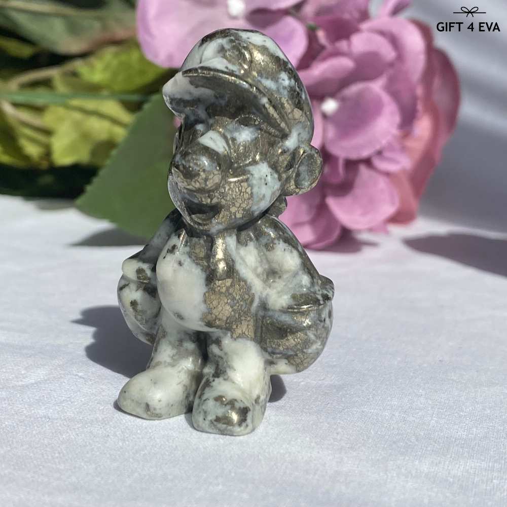 Pyrite in Quartz Mario