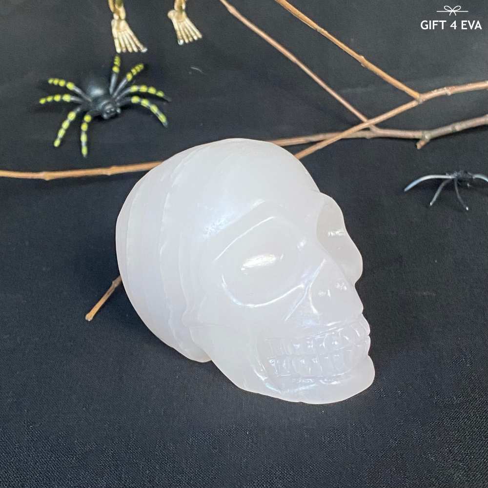 Pink Calcite Skull