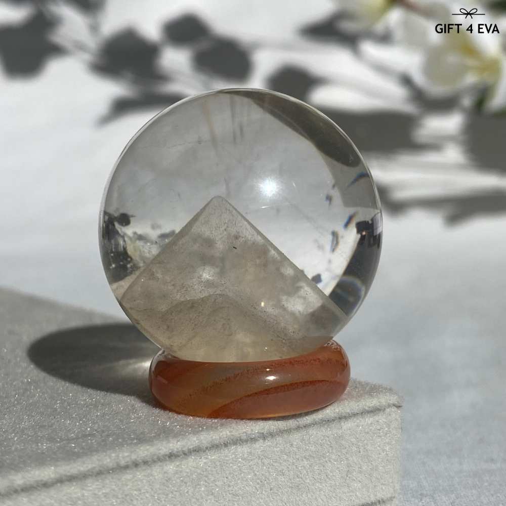 Phantom Mountain Quartz Sphere 33MM