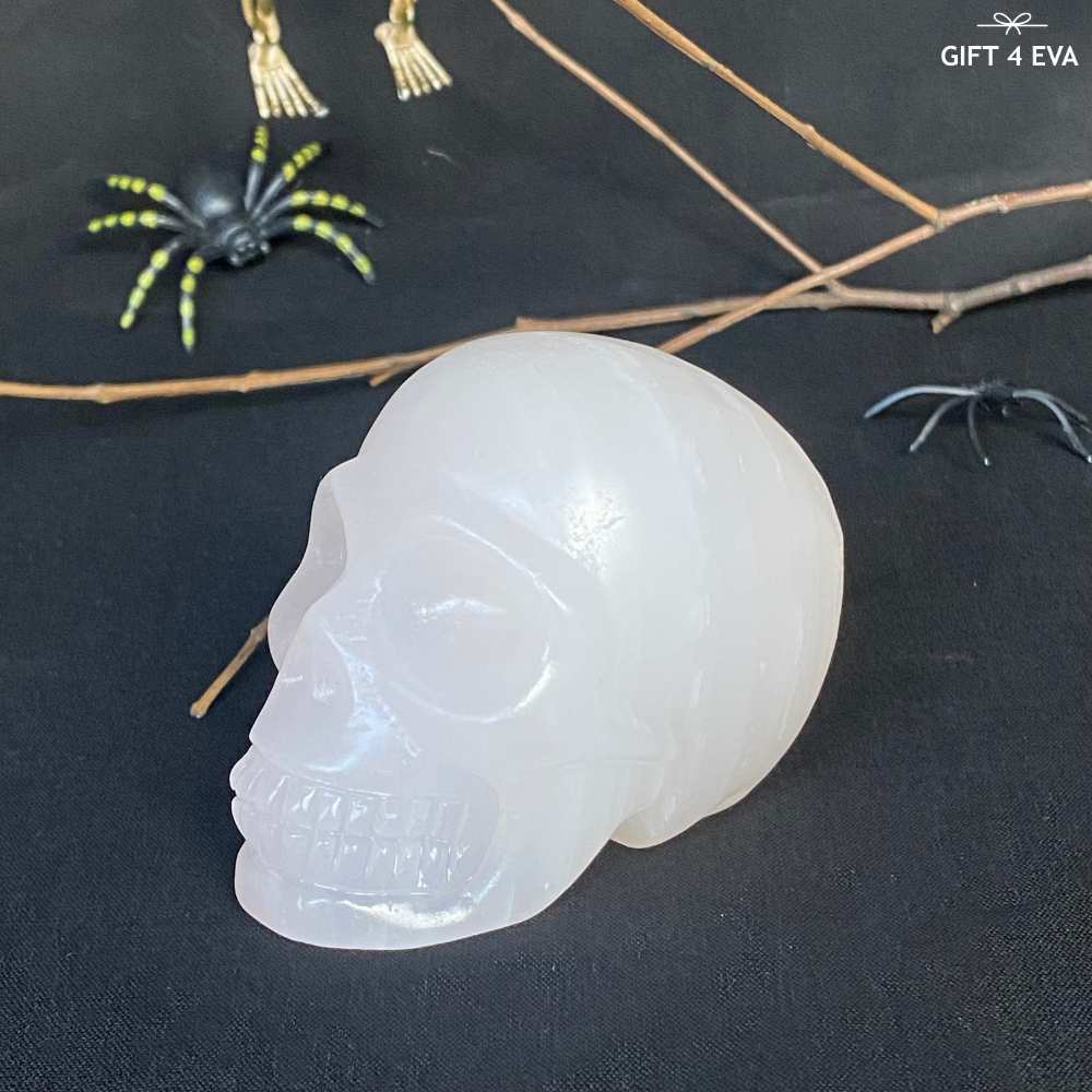 Pink Calcite Skull