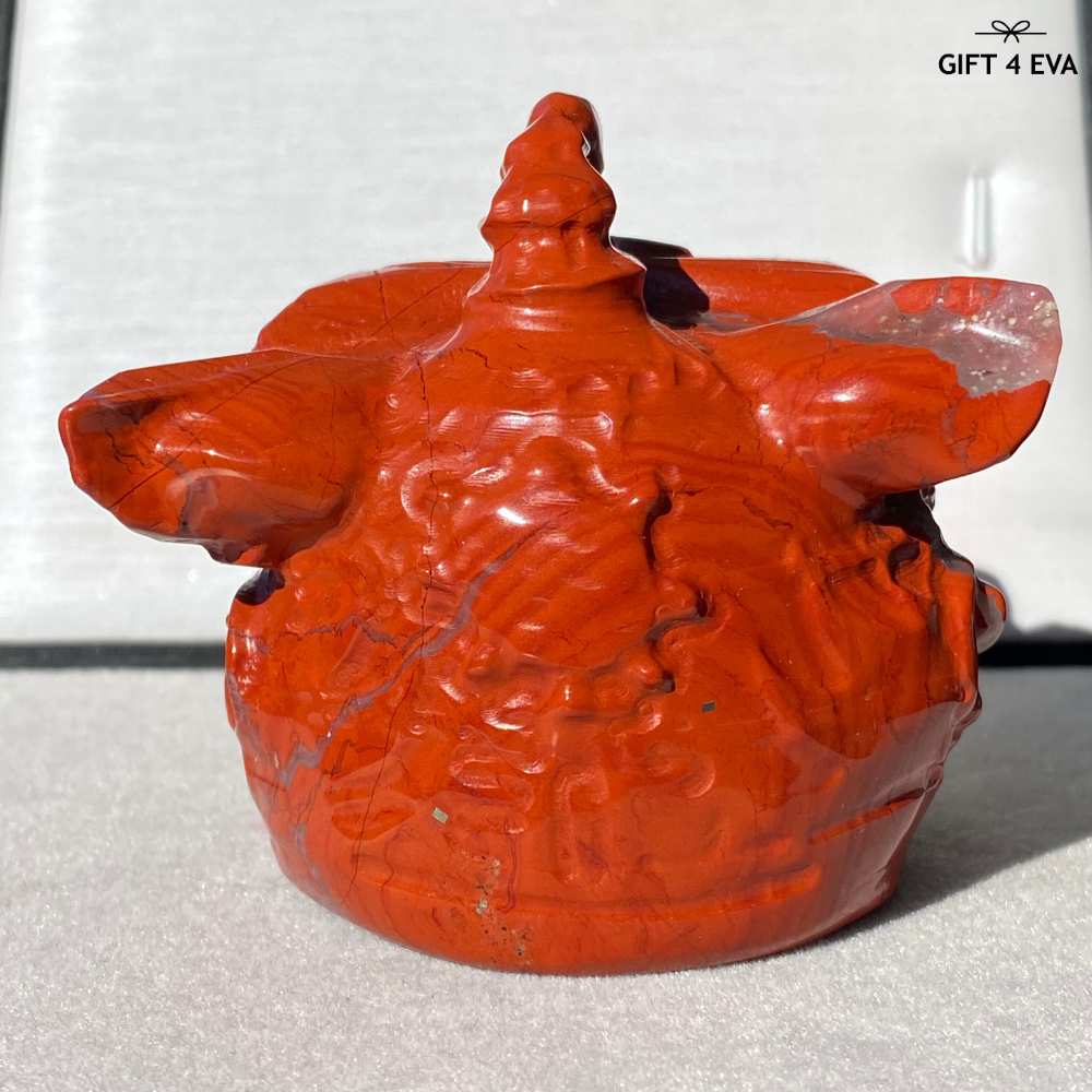 Red Jasper Lion Dance Head 284G