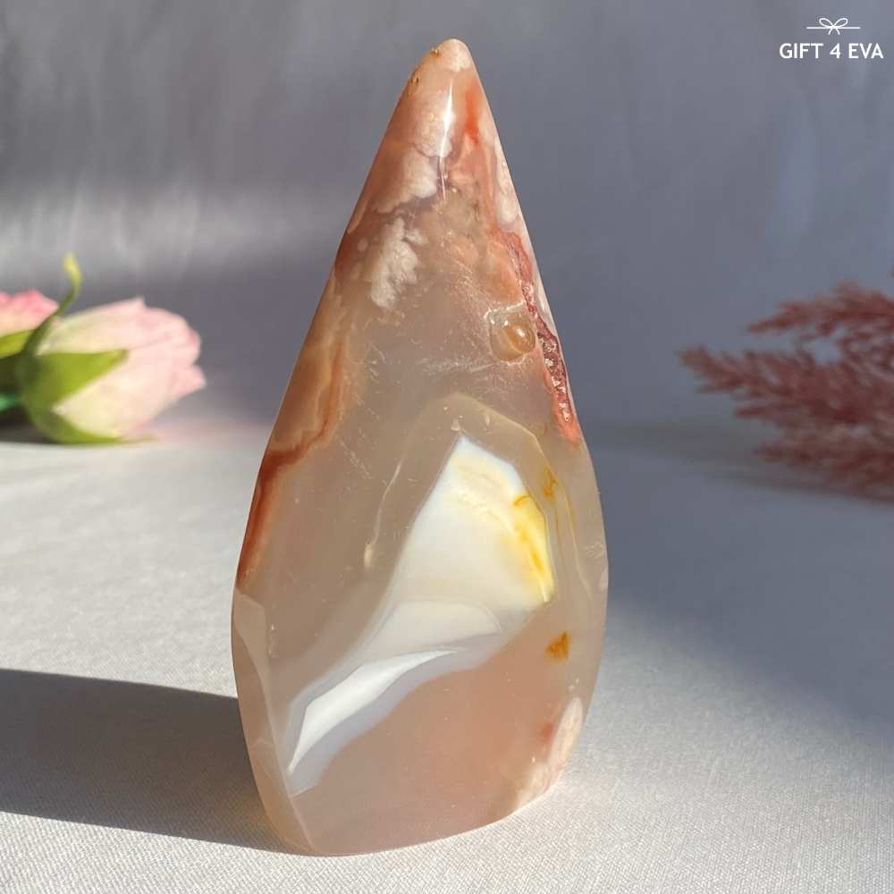 Flower Agate Free Form