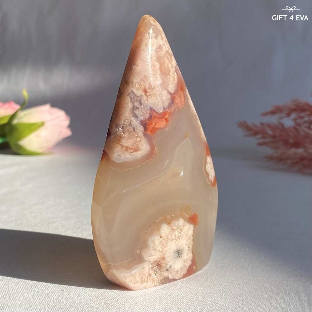 Flower Agate Free Form