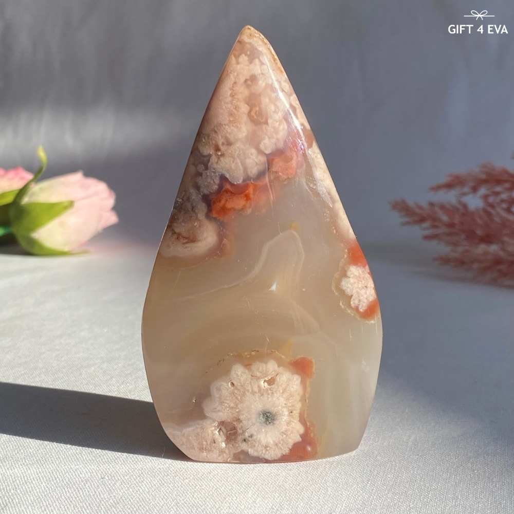 Flower Agate Free Form