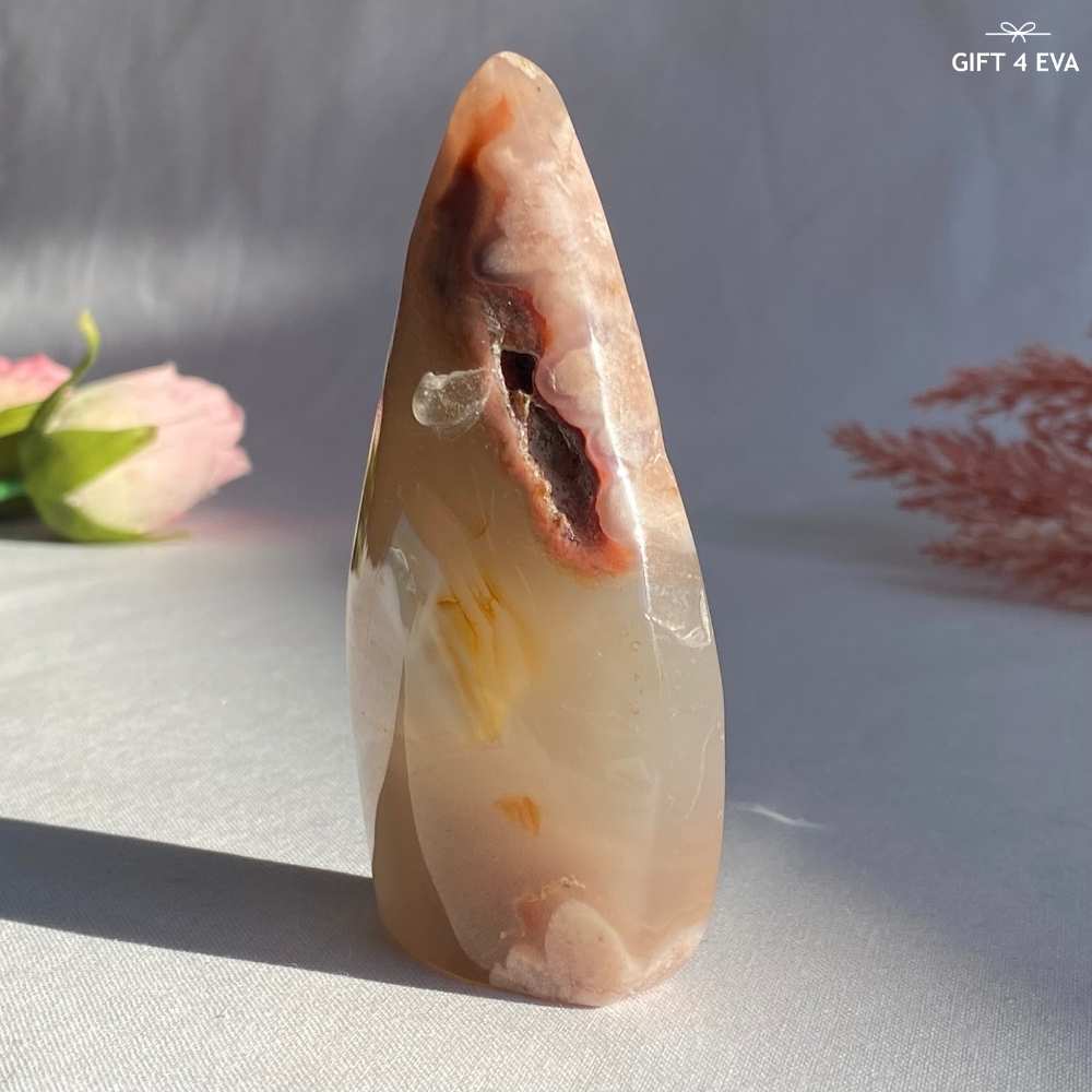 Flower Agate Free Form