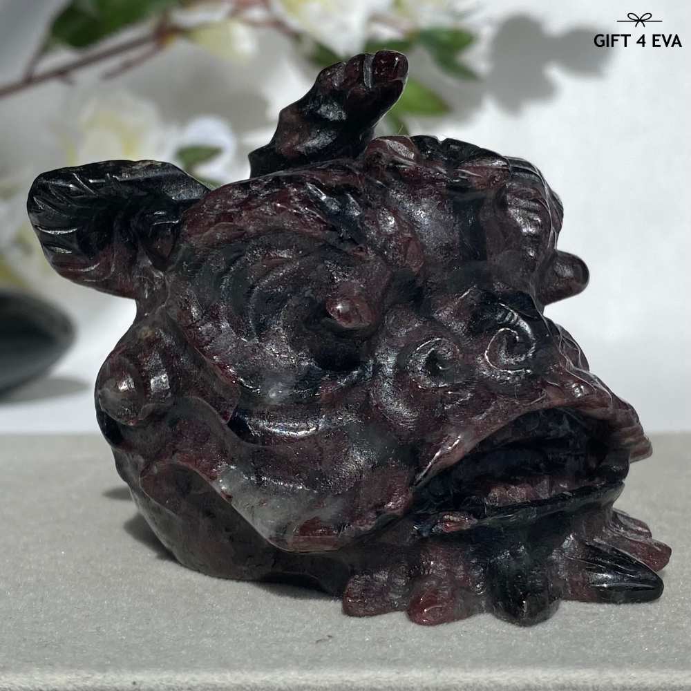 Garnet Lion Dance Head 378G