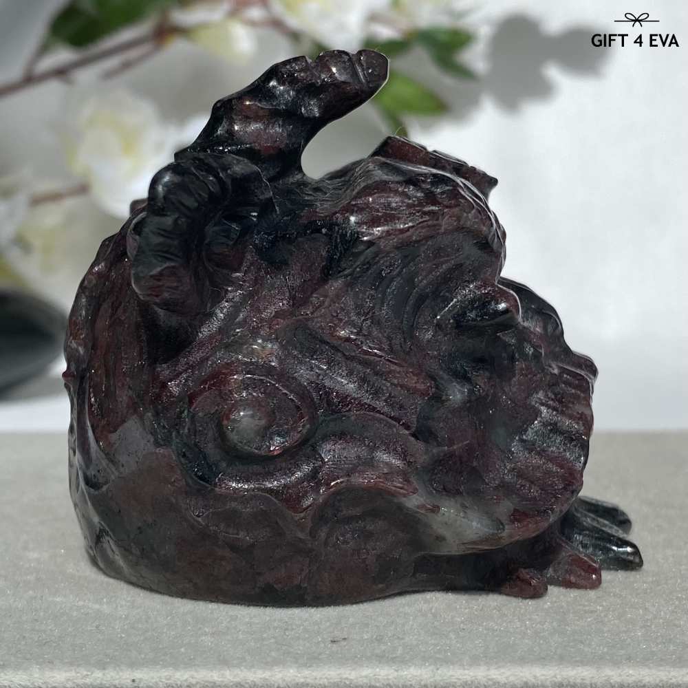 Garnet Lion Dance Head 378G