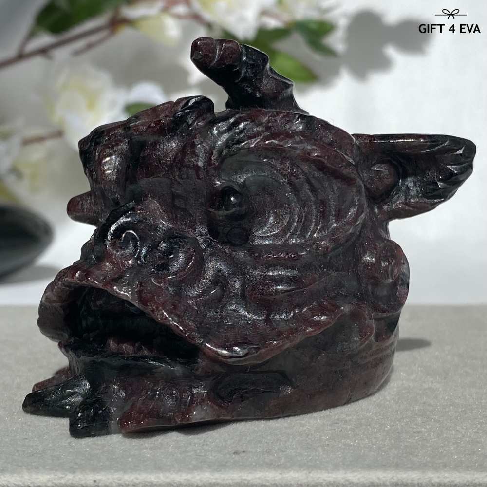 Garnet Lion Dance Head 378G