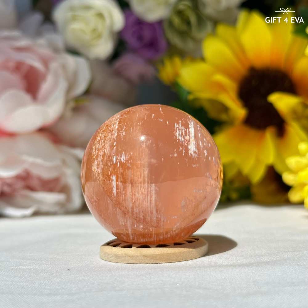 Garden Rose Quartz Sphere