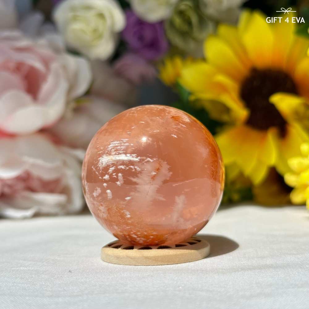 Garden Rose Quartz Sphere