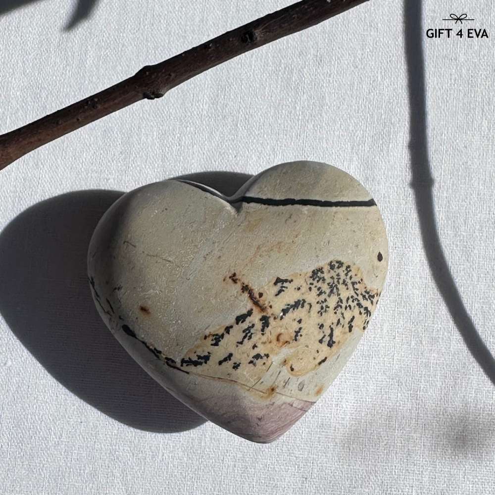 Picture Jasper Puffy Heart