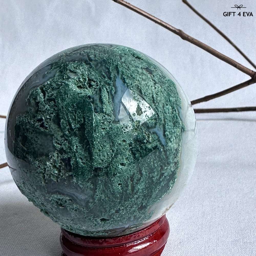 Moss Agate Sphere