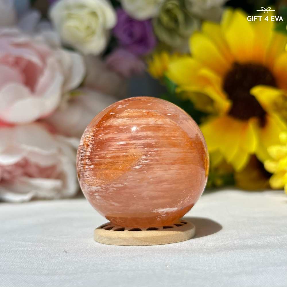 Garden Rose Quartz Sphere