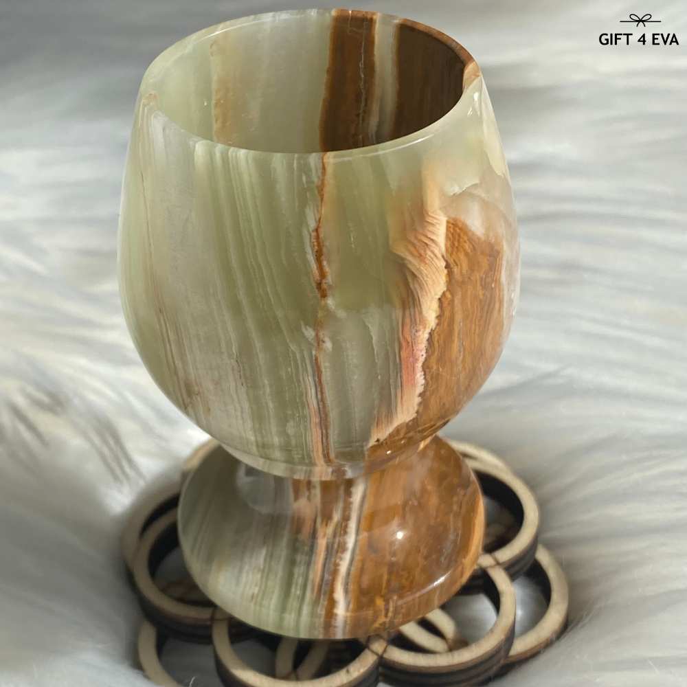 Banded Calcite Goblet