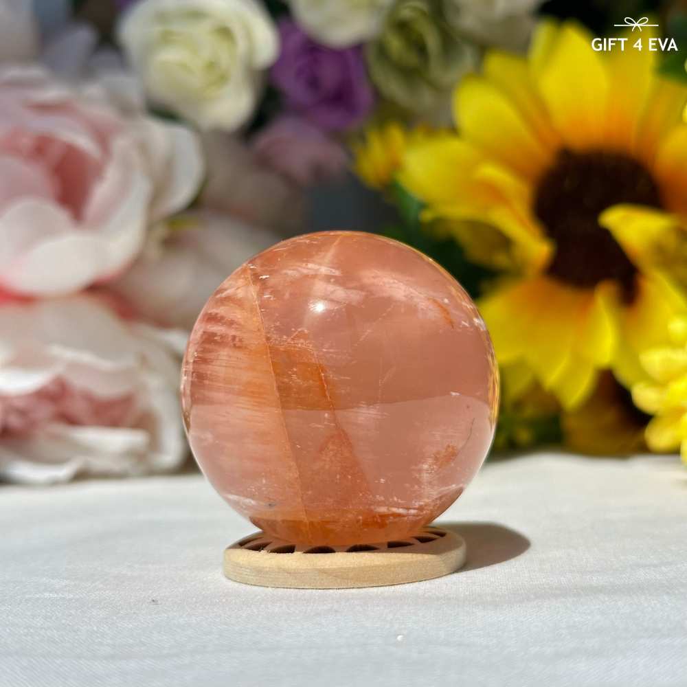 Garden Rose Quartz Sphere