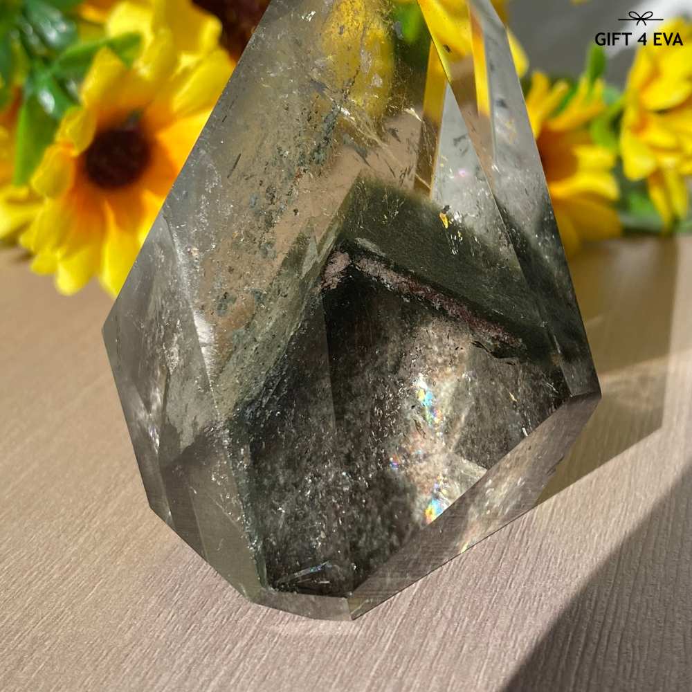 Garden Quartz Chlorite Phantom Mountain Free Form 155G