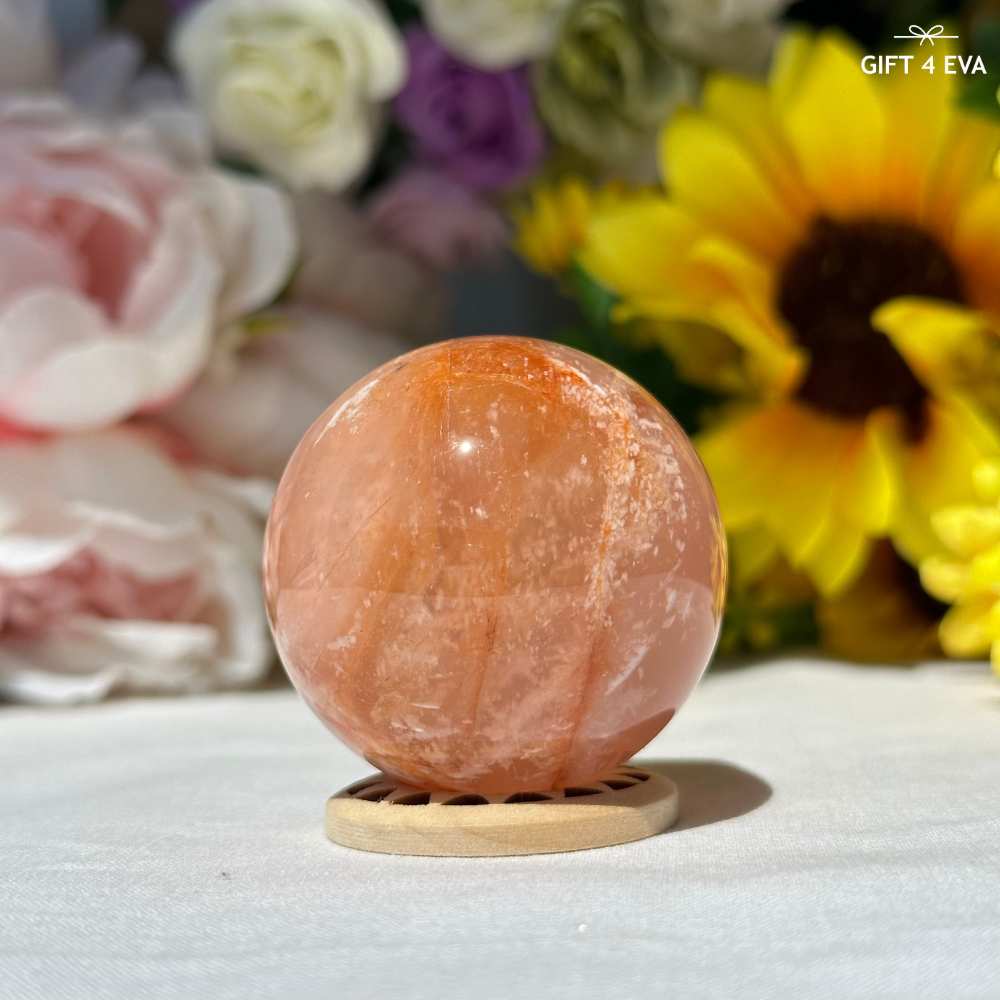 Garden Rose Quartz Sphere