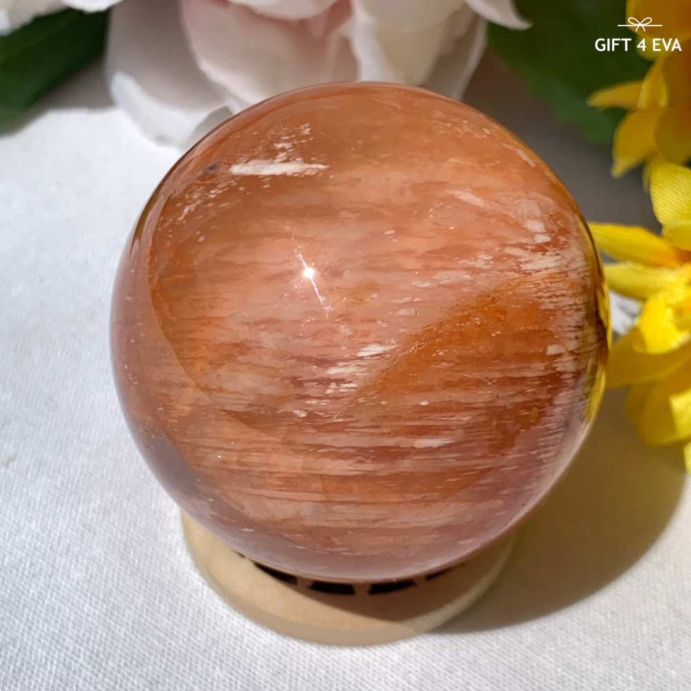 Garden Rose Quartz Sphere