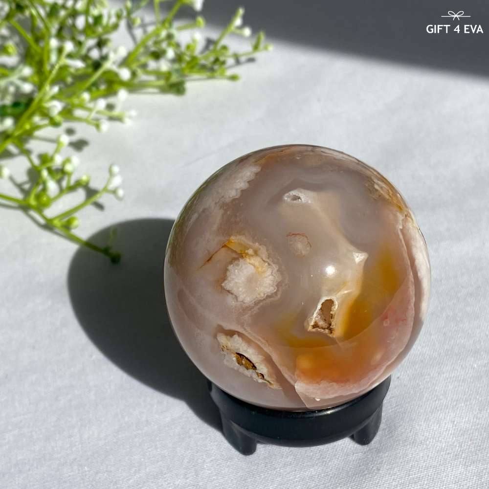 Flower Agate Sphere 53MM