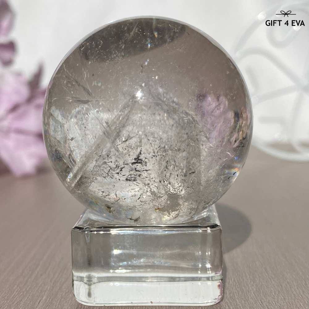 Manifestation Quartz Mountain Sphere 41MM