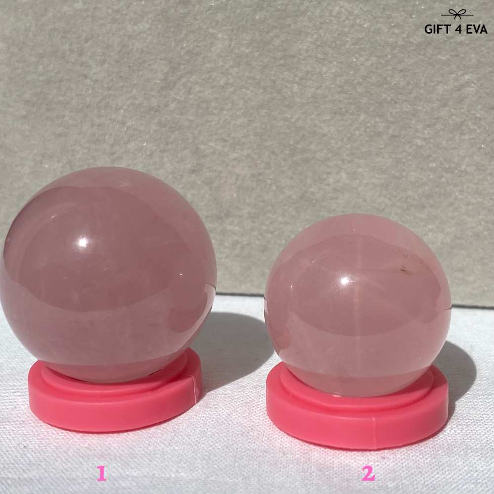 Mini Rose Quartz Sphere - Assorted