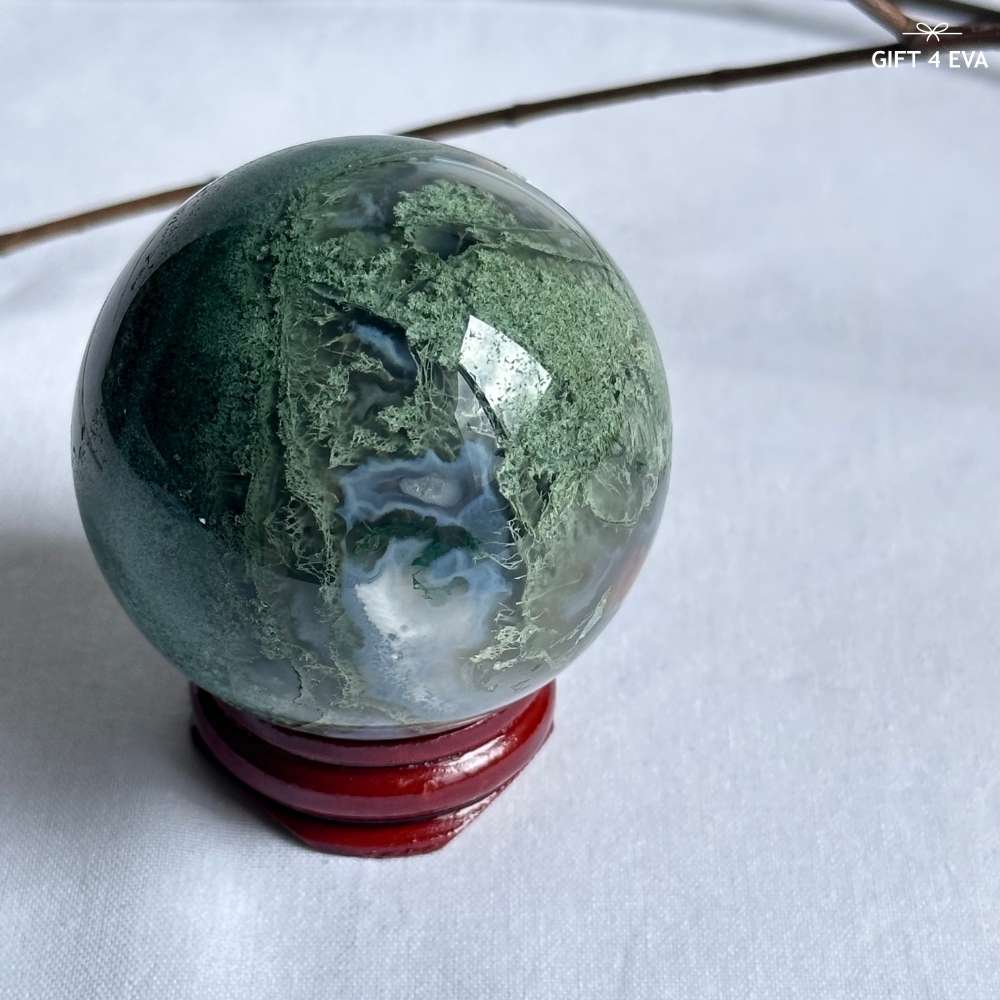 Moss Agate Sphere