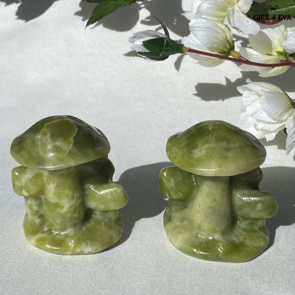 Green Jade Snail & Mushroom