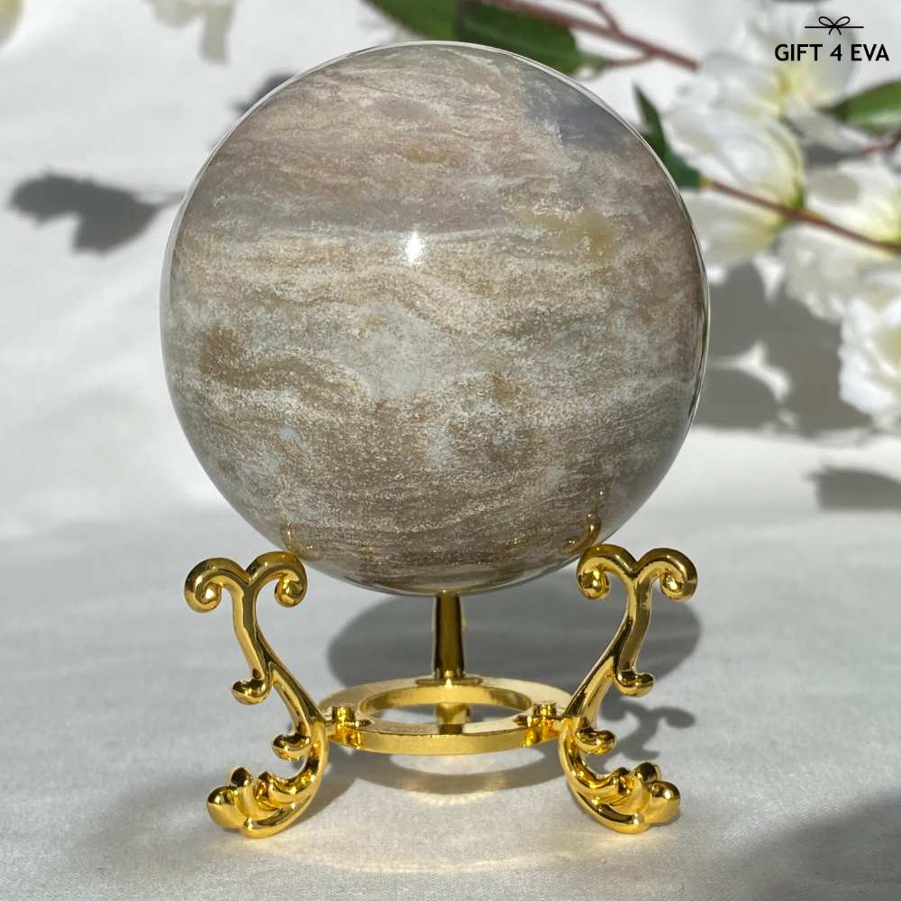 Pastel Ocean Jasper Sphere 61MM