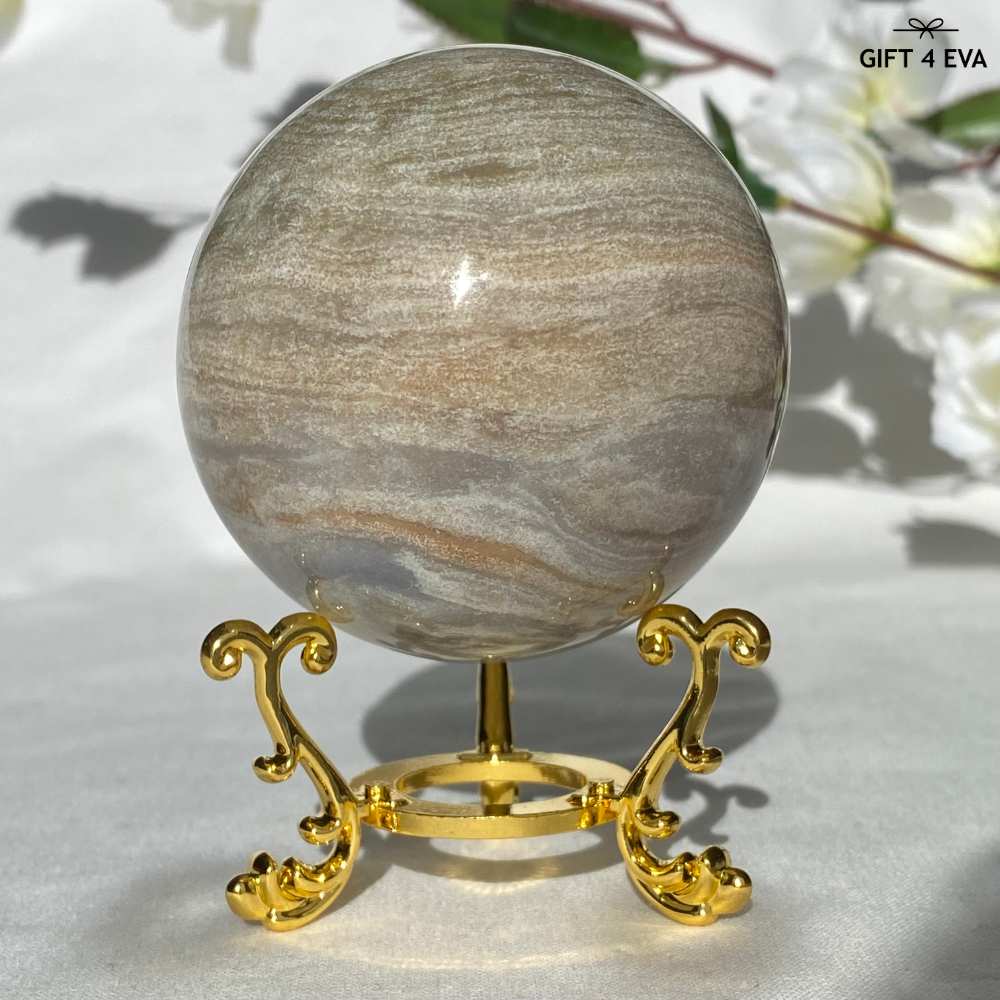 Pastel Ocean Jasper Sphere 61MM