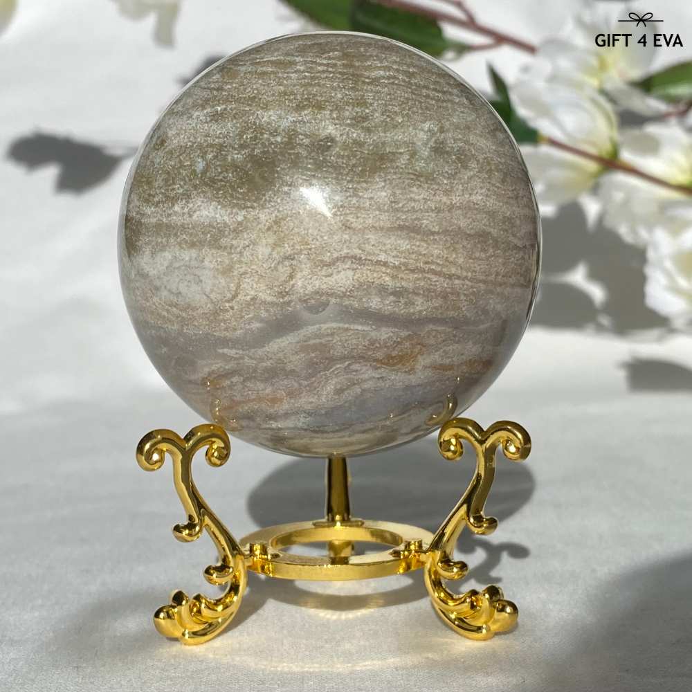 Pastel Ocean Jasper Sphere 61MM