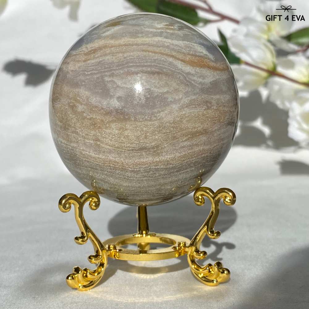 Pastel Ocean Jasper Sphere 61MM