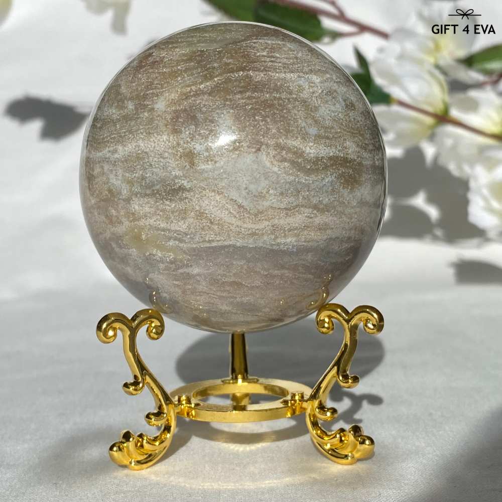 Pastel Ocean Jasper Sphere 61MM