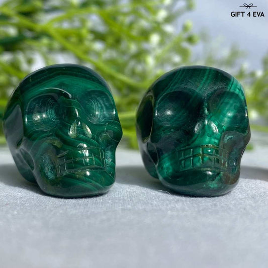 Malachite Mini Skull