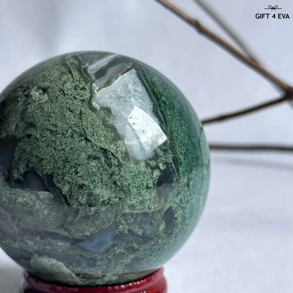 Moss Agate Sphere