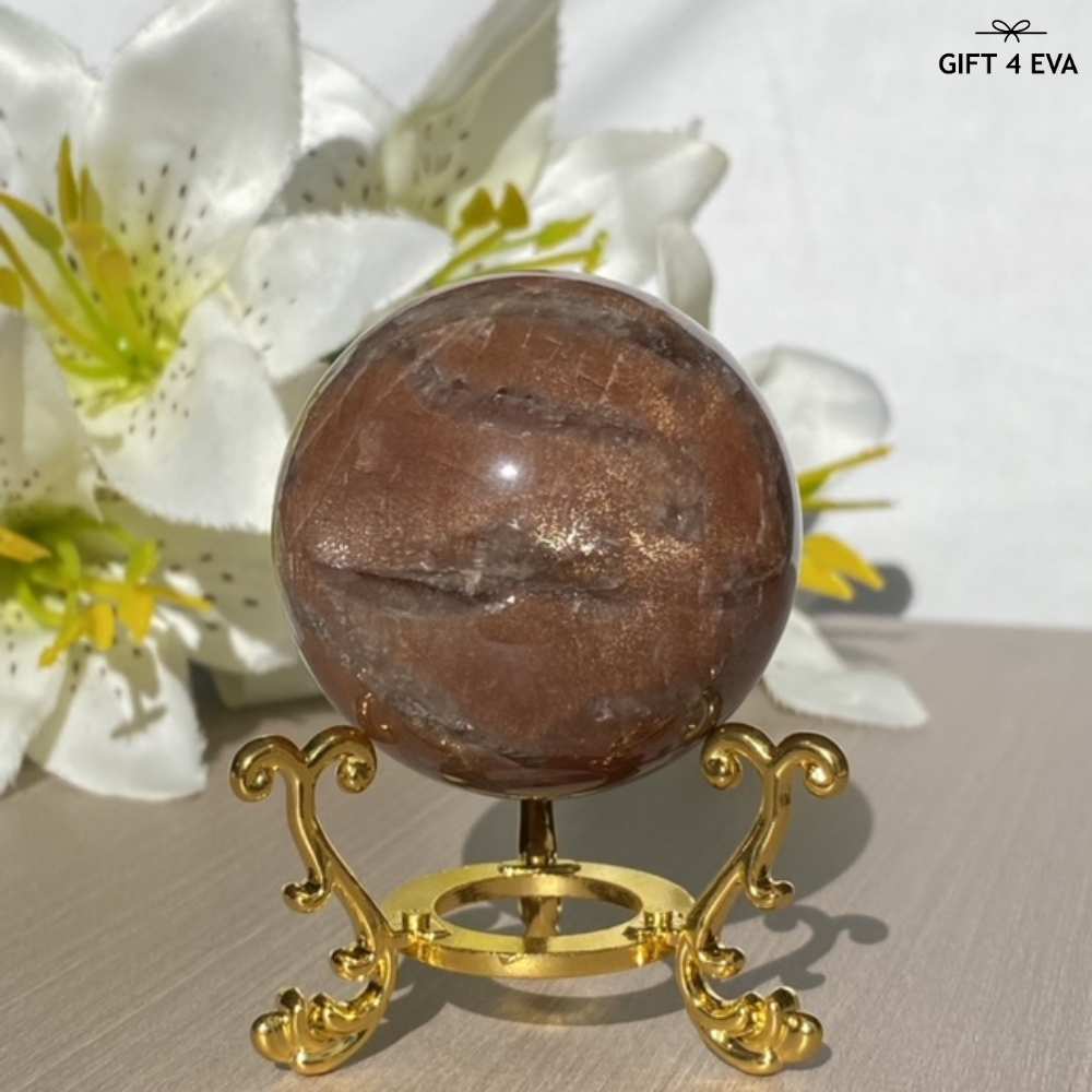 Sunstone Moonstone Sphere 49MM