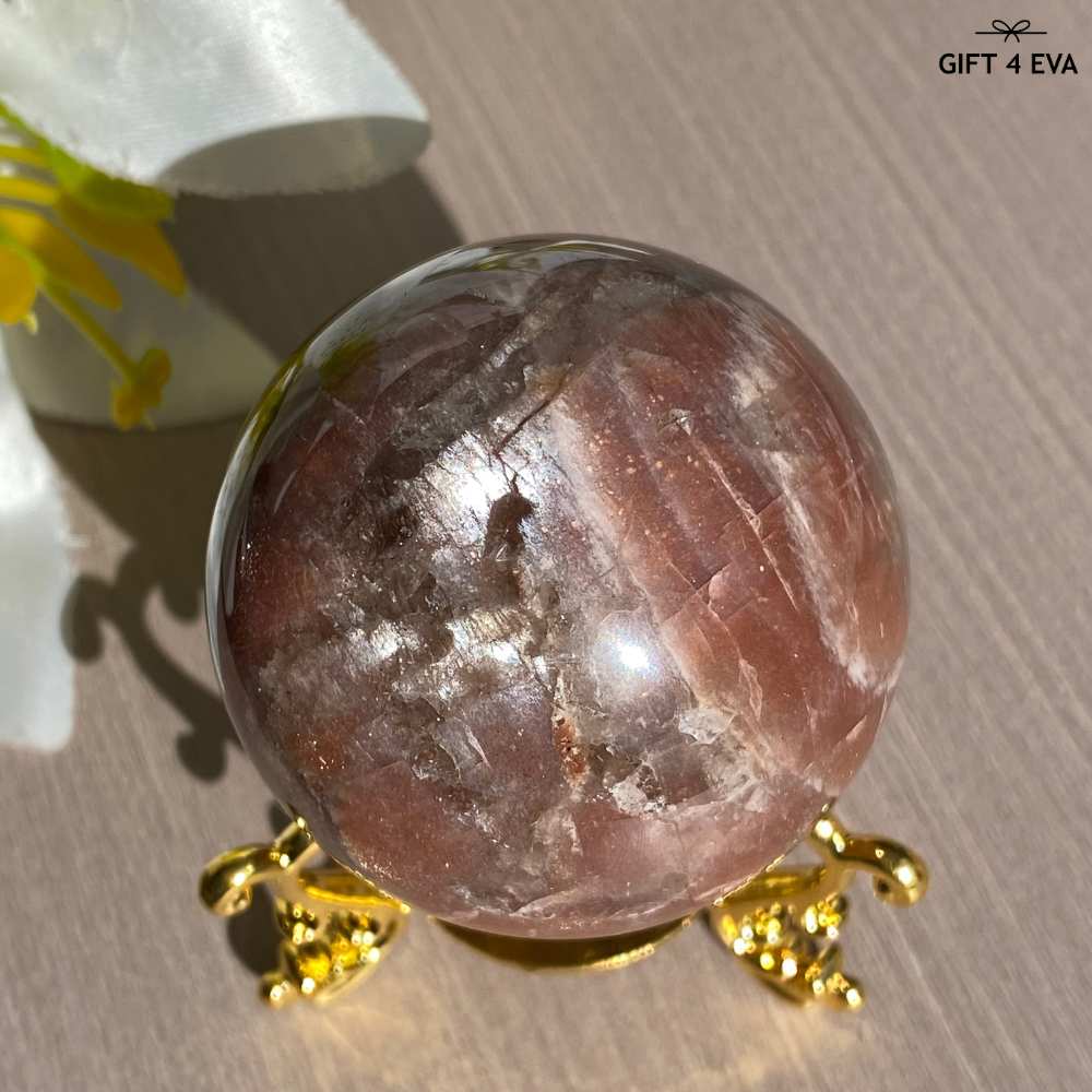 Sunstone Moonstone Sphere 49MM