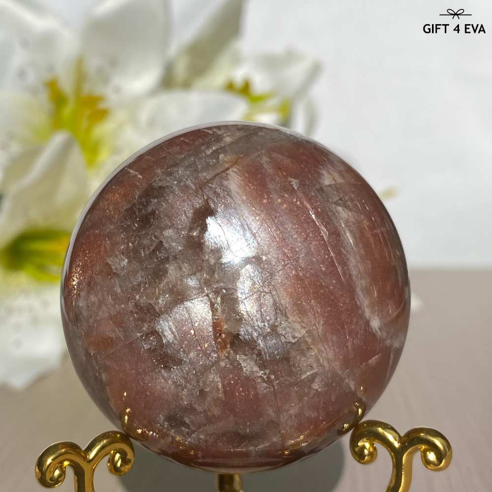 Sunstone Moonstone Sphere 49MM