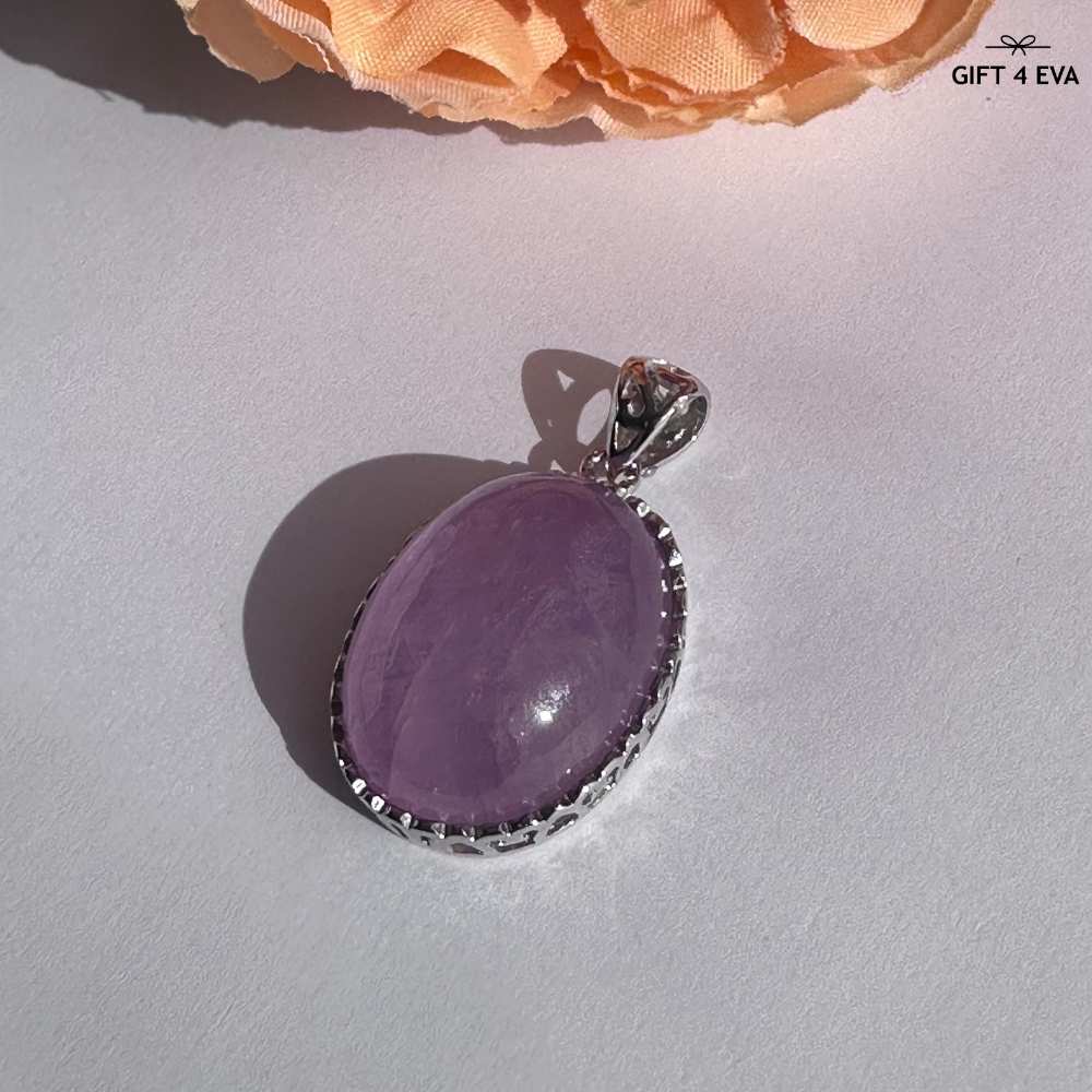 Noelle Kunzite 925 Silver Pendant