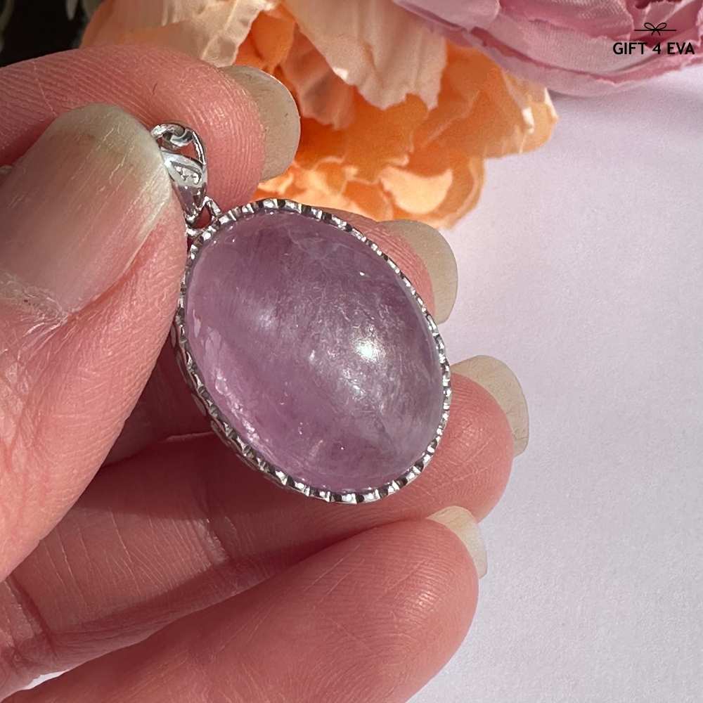 Noelle Kunzite 925 Silver Pendant