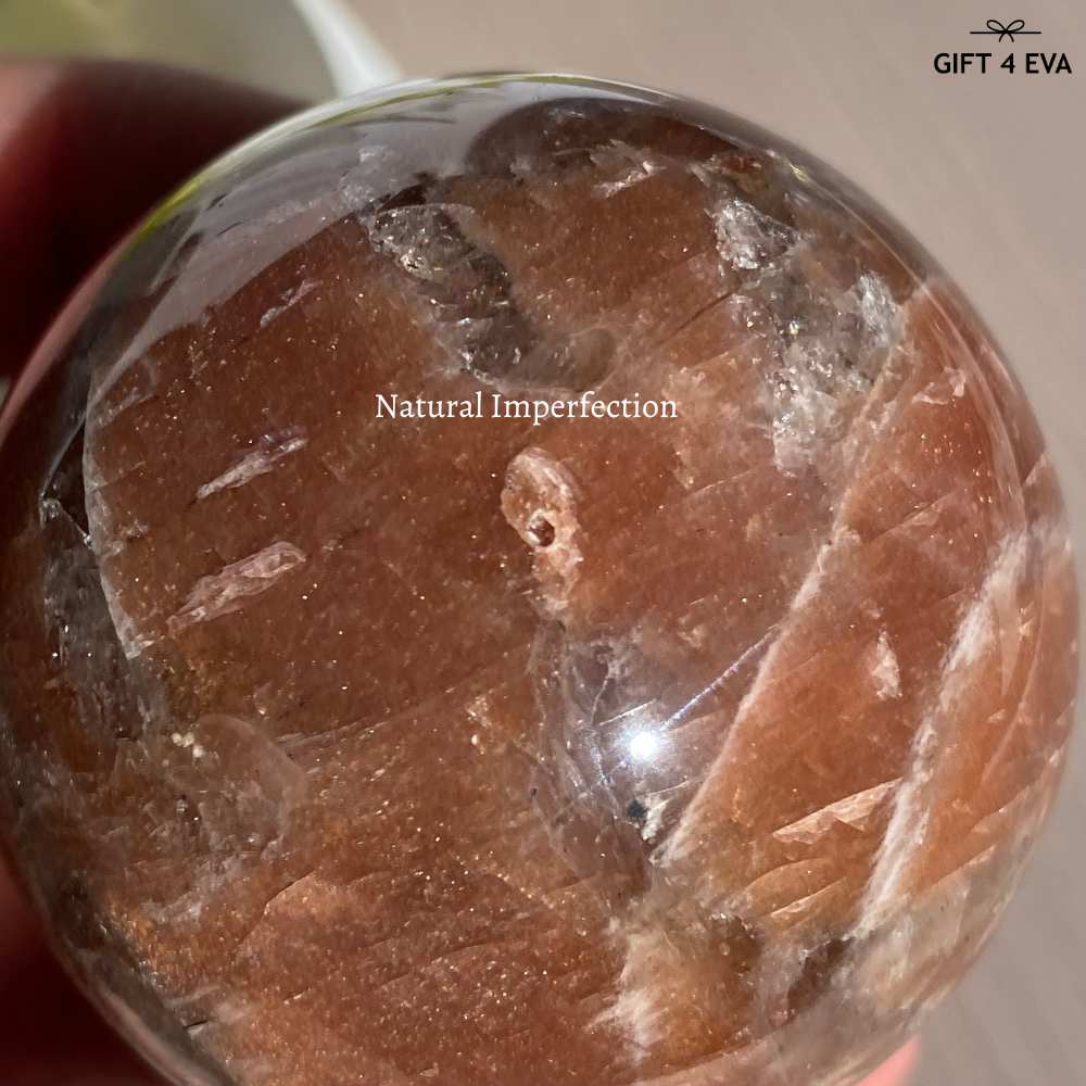 Sunstone Moonstone Sphere 49MM