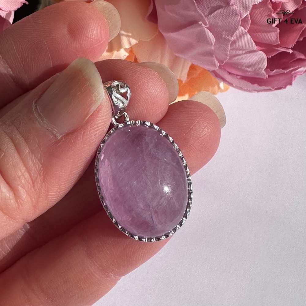 Noelle Kunzite 925 Silver Pendant