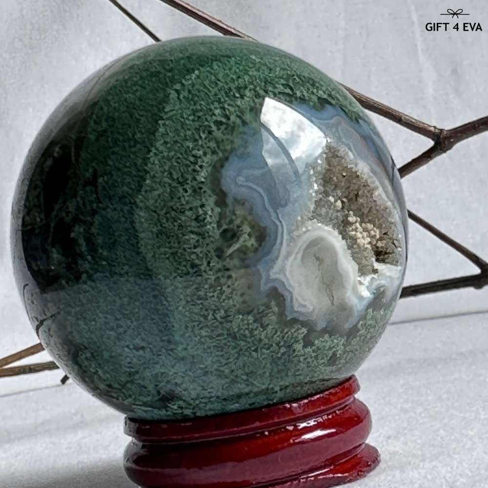 Moss Agate Sphere